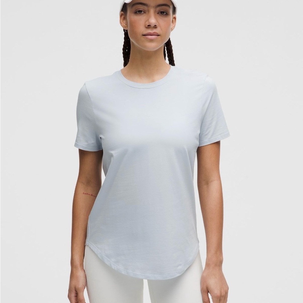 LULULEMON LOVE CURVED-HEM CREWNECK T-SHIRT